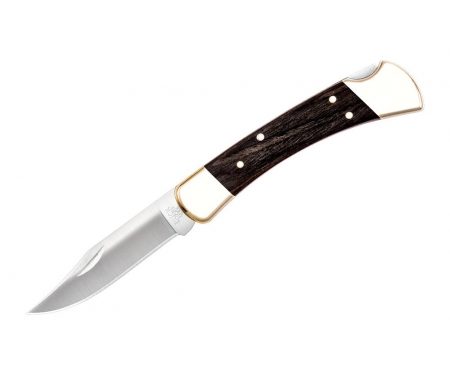 Buck Folding Hunter  – Foldekniv – 9,5 cm blad – Træ/Messing