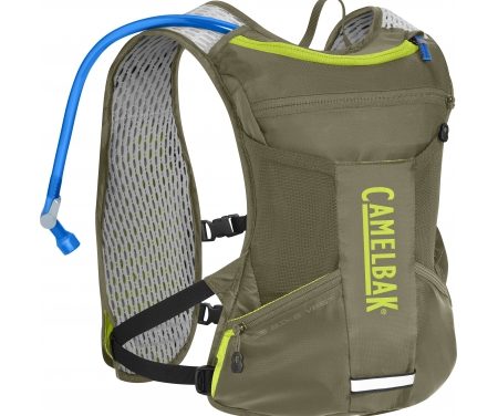 Camelbak Chase – Rygsæk/Bike Vest 4L med 1,5 L vandreservior – Oliven/Lime