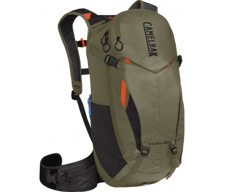 Camelbak K.U.D.U. – Rygsæk 20L med rygskjold – Str. M/L – Oliven/Orange