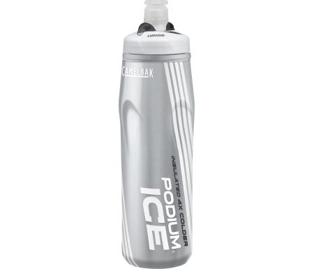 Camelbak Podium Ice – Drikkeflaske 0,62 liter – 100% BPA fri – Sølv/Hvid
