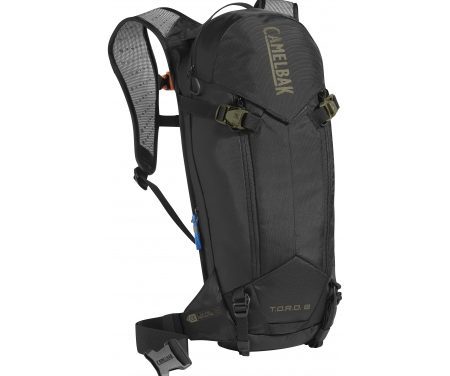 Camelbak T.O.R.O. – Rygsæk 8L med rygskjold – Str. M/L – Sort/Oliven