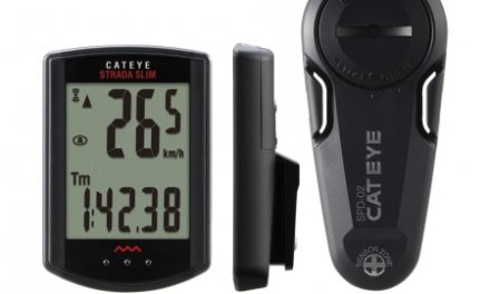 Cateye Strada Slim – Cykelcomputer – 8 funktioner – Sort