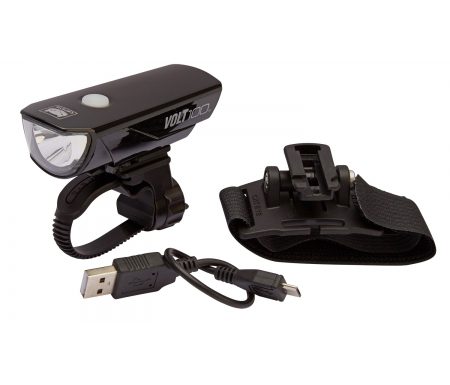 Cateye VOLT100 – Forlygte – 100 lumen – HL-EL150RC USB – Sort