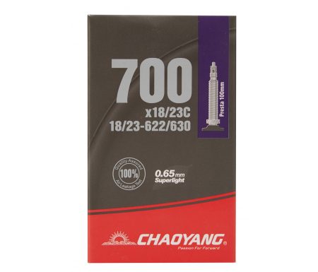 Chaoyang Superlight slange – 700×18-23c – 100mm racerventil