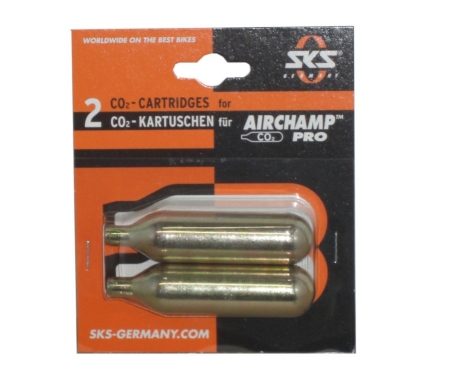 Co2 Patron 16 gram Air Champ uden gevind 2 stk. i sæt