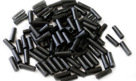 Connect endestop for yderkabel – ø4 mm. – 100 stk – Sort