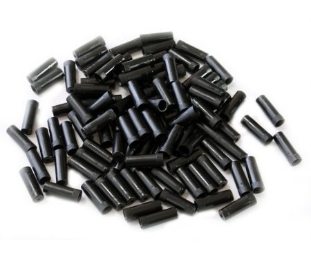 Connect endestop for yderkabel – ø4 mm. – 100 stk – Sort