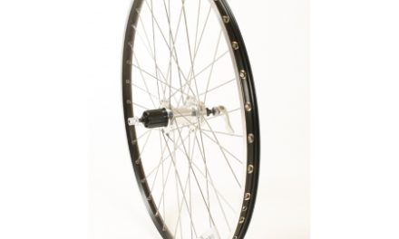 Connect MTB baghjul – 26 x 1,75 – 8/10 speed –  Disc / Fælgbremse – Sort/sølv