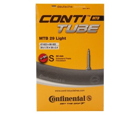 Continental MTB 29 Light – Cykelslange – Str. 29"x1.75-2.40" – 42 mm racerventil