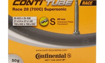 Continental Race 28 Supersonic – Cykelslange – Str. 700×20-25c – 60 mm racerventil