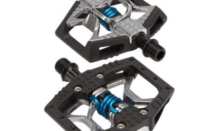 Crankbrothers Double Shot – MTB kombipedal – Grå/sort/blå