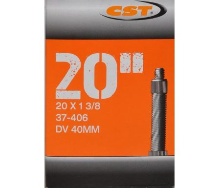 CST Slange – 20 x 1 3/8" – Almindelig ventil