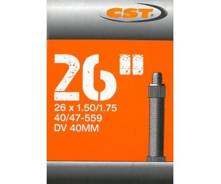 CST Slange – 26 x 1,50-1,75 – Almindelig ventil