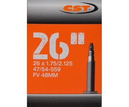 CST Slange – 26 x 1,75-2,125 – 48mm racerventil