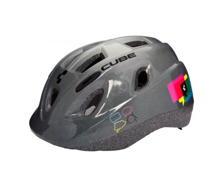 Cube Kids Youth grey – Børnecykelhjelm – Grå – Str. 48-52