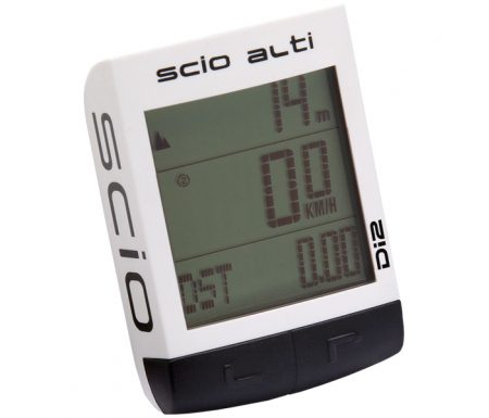 Cykelcomputer PRO SCIO Alti Ant+ Hvid med 23 funktioner