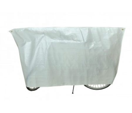 Cykelgarage kraftig kvalitet – Hvid