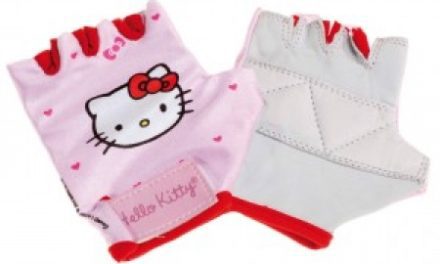 Cykelhandske til børn Hello Kitty