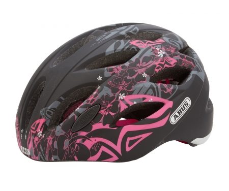 Cykelhjelm Abus Lane-U mat sort/pink
