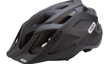 Cykelhjelm Abus MountX med LED lys Sort