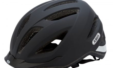 Cykelhjelm Abus Pedelec med integreret regnslag Matsort