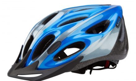 Cykelhjelm Abus Raxtor Zoom blå/sølv