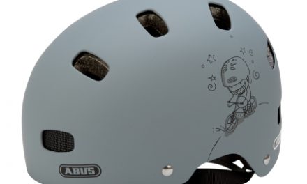 Cykelhjelm Abus Scraper Kid V.2 Str. 48-55 cm matgrå