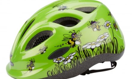 Cykelhjelm Abus Smiley grøn honey bee
