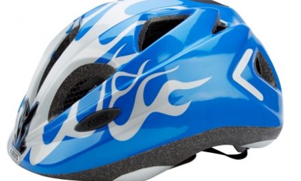 Cykelhjelm Abus Super Chilly blå/sølv