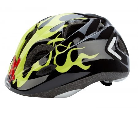 Cykelhjelm Abus Super Chilly sort/gul