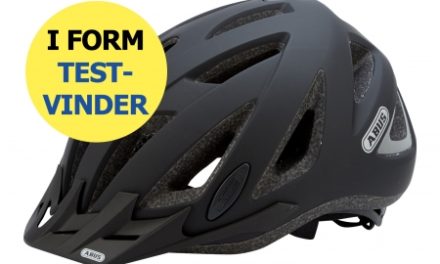 Cykelhjelm Abus Urban-I v.2 med LED lys Matsort