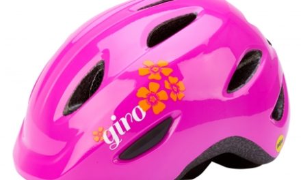Cykelhjelm Giro Scamp MIPS børnehjelm – Pink blomst