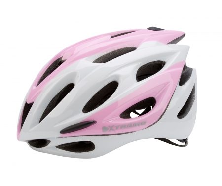 Cykelhjelm Xtreme X-Turbo Str. 54-58 cm Hvid/Pink