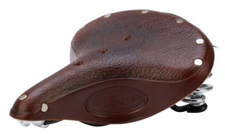 Cykelsadel Brooks B67S Retro Læder Dame Antik Brun