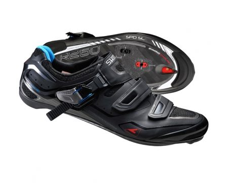 Cykelsko Shimano Elite Racing SH-R260 Sort
