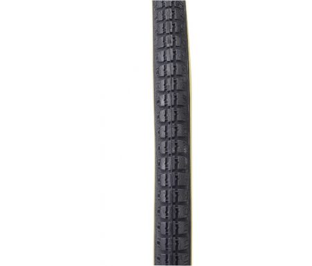 Dæk 20×1 3/8" Sort m.gul side