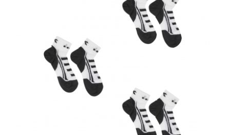 Diadora 3 Lightweight Quarter Socks – Løbesok 3 pk. – Hvid/Sort