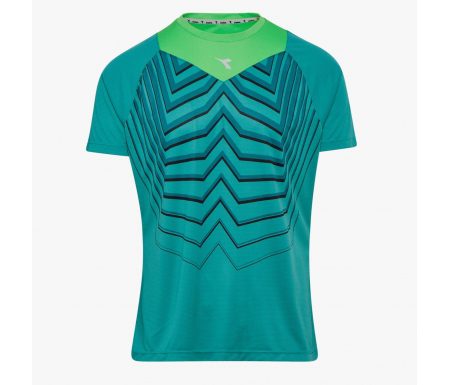 Diadora – Bright SS T-shirt – Løbe t-shirt – Herre – Turkis/grøn