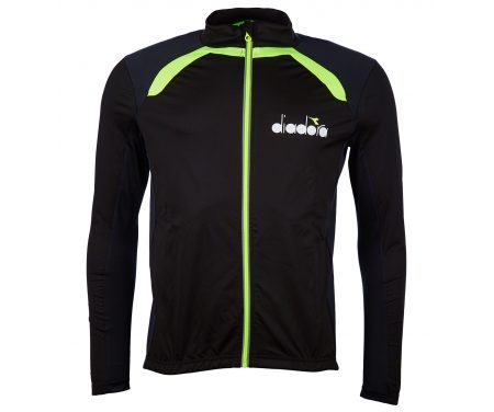 Diadora – Cykel Trøje med lange ærmer – Sort med gul