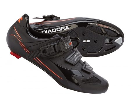 Diadora – Cykelsko Trivex Plus III Unisex – Sort/Rød