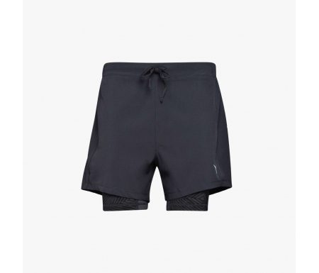 Diadora – Double Layer Bermuda – Løbeshorts – Sort