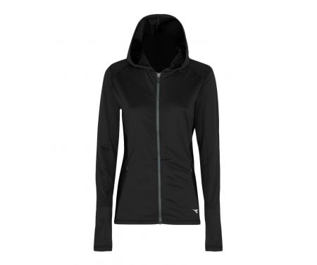 Diadora – L. Jacket Active – Sweatshirt – Dame Sort