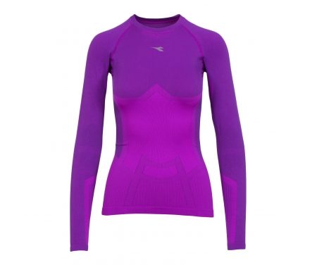 Diadora L.LS T-shirt ACT – Basislag – Dame – Lilla