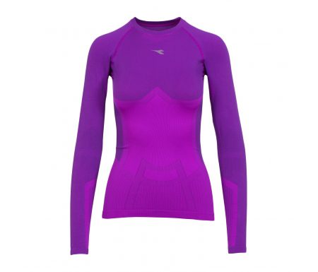 Diadora L.LS T-shirt ACT – Basislag – Dame – Lilla