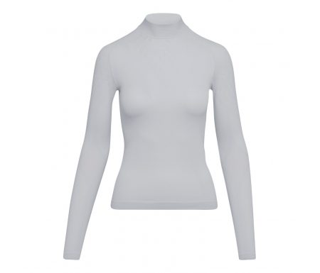 Diadora L. LS Turtle Neck ACT – Svedundertrøje Høj Hals – Dame – Hvid