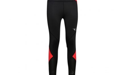 Diadora L. STC Filament Pant Winter – Løbetight Vinter – Dame – Sort/Mørke Rød