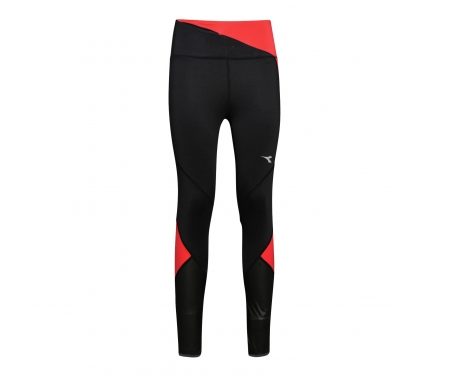 Diadora L. STC Filament Pant Winter – Løbetight Vinter – Dame – Sort/Mørke Rød