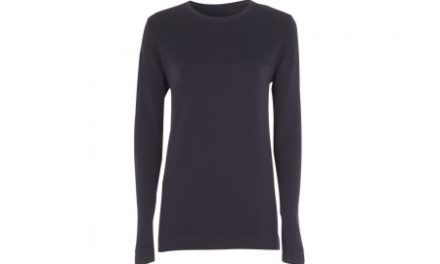 Diadora – L. T-shirt LS Techfit – Løbebluse – Dame – Sort