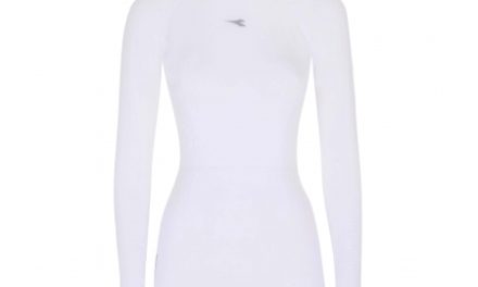 Diadora L. Turtle Neck ACT – Basislag – Dame – Hvid