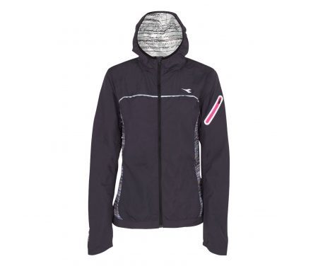 Diadora – L. Wind Jacket Win – Løbejakke – Dame – sort